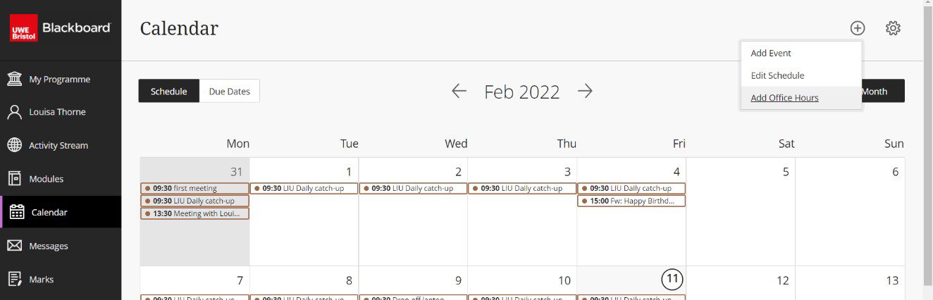 making-the-most-of-the-calendar-in-blackboard-digital-learning-service-in-cate